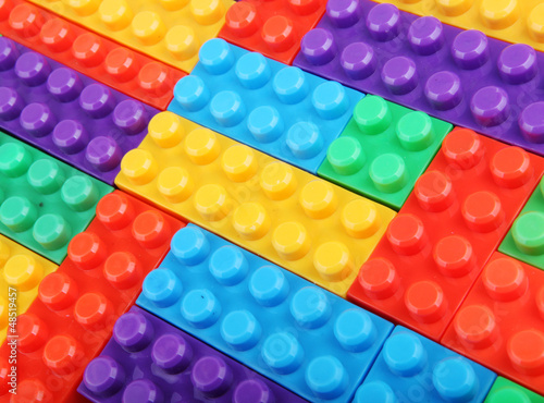 Photo: Plastic building blocks Plastic building blocks