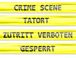 Tatort Absperrband