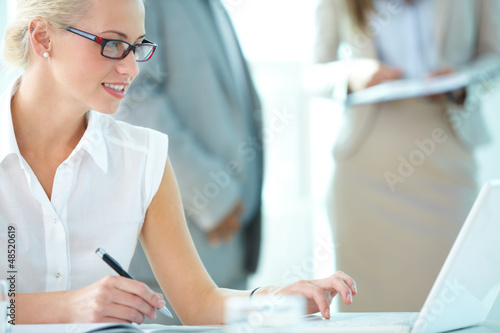 Photo: Businesswoman at work Businesswoman at work