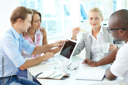 Photo: At meeting At meeting