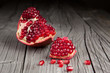 Juicy pomegranate