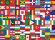Vektor: some of world flags icons background some of world flags icons background