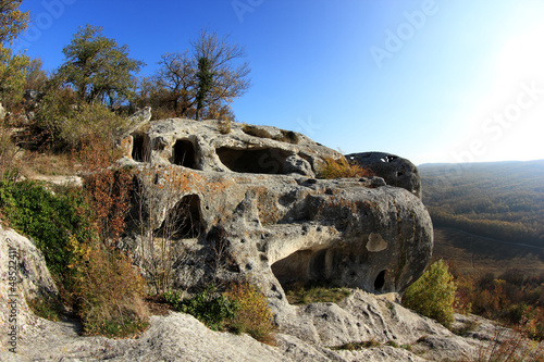 Photo: Mountain. Cave city Eski-Kermen, Crimea, Ukraine VI-XIV centurie Mountain. Cave city Eski-Kermen, Crimea, Ukraine VI-XIV centurie