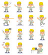 Vector: The construction spot - set The construction spot - set