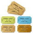 Vektor: Cinema Ticket Cinema Ticket