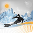 Skifahrer