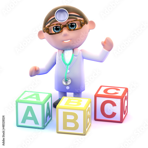 Illustration: Doctor prescribes literacy for all Doctor prescribes literacy for all