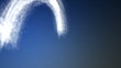 heart from cloud on night sky with moon