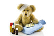 Sick teddy bear - Kranker Teddybär
