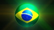 Brazil Globe Flag