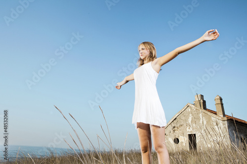 Photo: Beautiful woman relaxing Beautiful woman relaxing