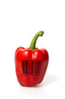 Paprika mit Barcode