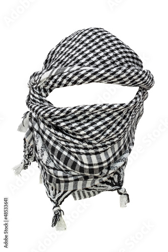 Photo: Keffiyeh - arabic traditional head wrap Keffiyeh - arabic traditional head wrap
