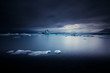 iceberg and ice at jokulsarlon lake