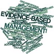 Word cloud for Evidence-based management