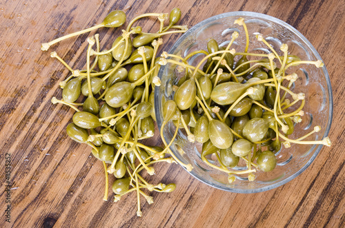 Photo: Capers in a bowl (alcaparrones) Capers in a bowl (alcaparrones)