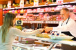 Shopping at the grocery store