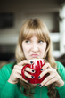 Young Woman Making an Ugly Face