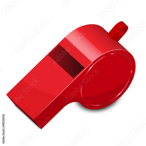 Vector: Vector illustration of whistle Vector illustration of whistle