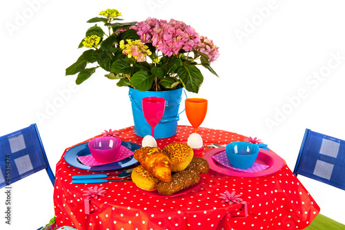 Photo: Eating outdoor in the garden Eating outdoor in the garden