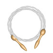 Vector illustration of  skipping rope