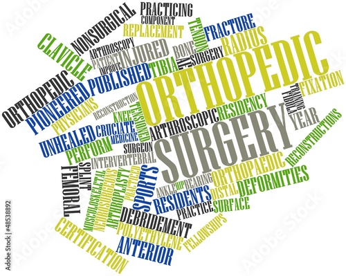 Illustration: Word cloud for Orthopedic surgery Word cloud for Orthopedic surgery