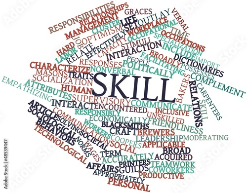 Illustration: Word cloud for Skill Word cloud for Skill