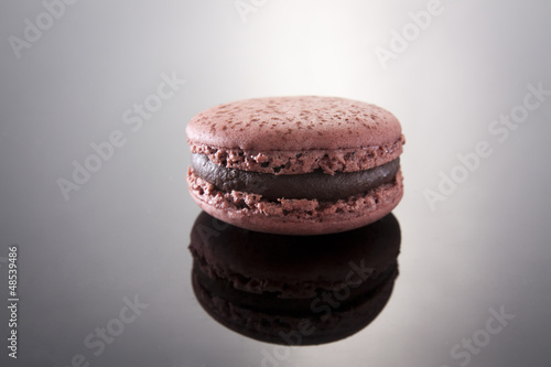 Photo: Chocolate Macaron Chocolate Macaron