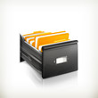 Vector: Open Card Catalog Open Card Catalog