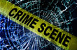 broken window crime scene