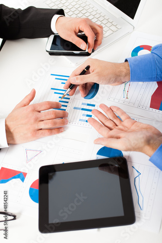Photo: Business people at work Business people at work