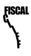 the words 'fiscal cliff' with letters depicting a steep slope