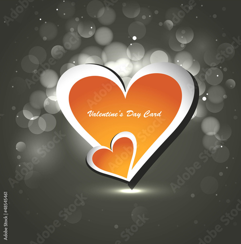 Vector: Valentine's Day card celebration background illustration Valentine's Day card celebration background illustration