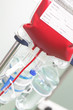 bag with blood in the hospital