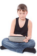 boy with a Tablet PC