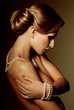 Beautiful woman with fashion hairstyle