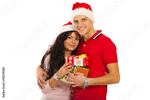 Photo: Happy Christmas couple Happy Christmas couple