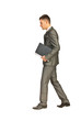 Business man going to work