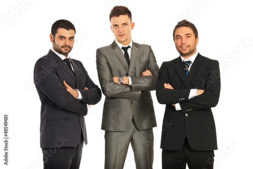 Photo: Business men with hands crossed Business men with hands crossed