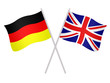 Fahnen: Deutschland und England