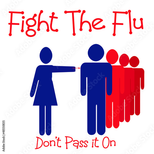 Illustration: fight the flu fight the flu