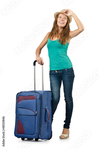 Photo: Young woman ready for summer vacation Young woman ready for summer vacation