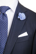 Formal suit in fashion concept