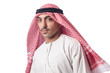 Diversity concept with arab on white