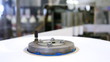 close-up of equipment on factory