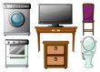 Appliances and furnitures