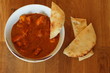 Chicken Tikka Curry mit Naan Brot