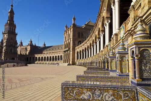 Photo: plaza espagna, andaloucia, sevilla plaza espagna, andaloucia, sevilla