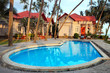 Tropical resort with swimming pool