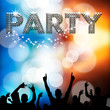 Party  poster lens flare